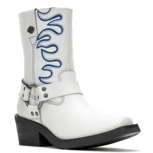 NWOB Original Harley-Davidson Korsen 8-In Motorcycle Harness Boots Size 9 D87293